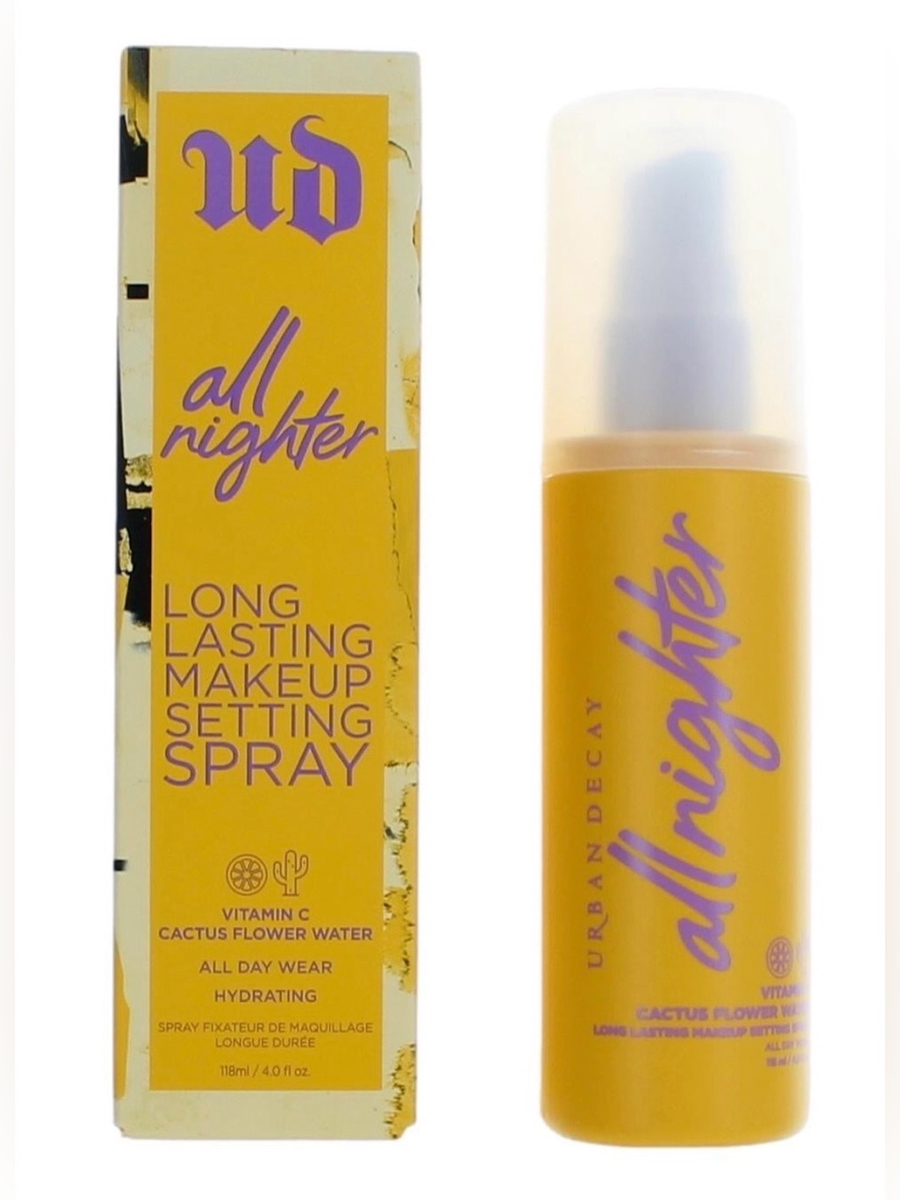 Urban Decay All Nighter Vitamin C Setting Spray 4 oz | New | Full Size